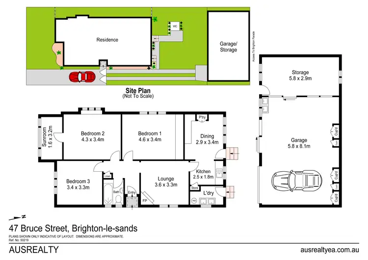 Floorplan of Homely house listing, 47 Bruce Street, Brighton-le-sands NSW 2216