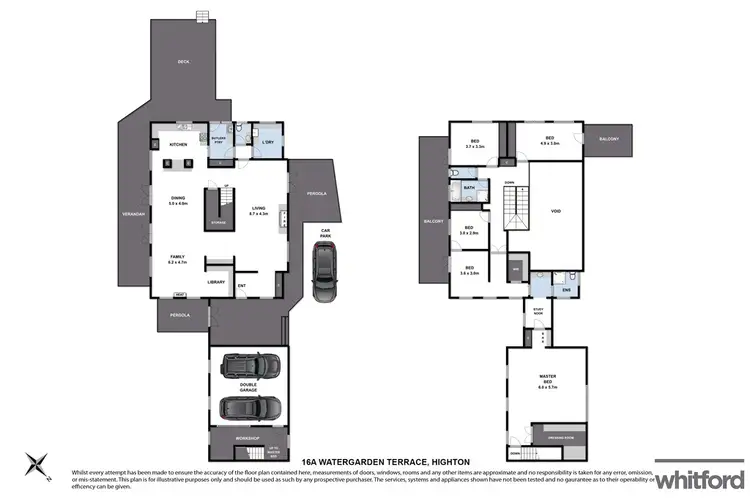 Floorplan of Homely house listing, 16 Watersedge Terrace, Highton VIC 3216