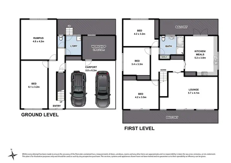 Floorplan of Homely house listing, 49 Ocean Throughway, Ocean Grove VIC 3226