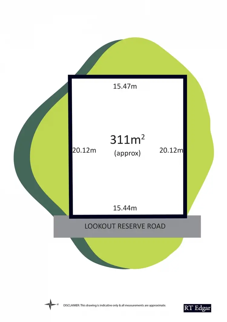 Floorplan of Homely land listing, 1B Lookout Reserve Road, Ocean Grove VIC 3226