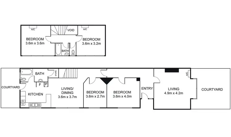 Floorplan of Homely house listing, 8 Fitzgerald Street, South Yarra VIC 3141