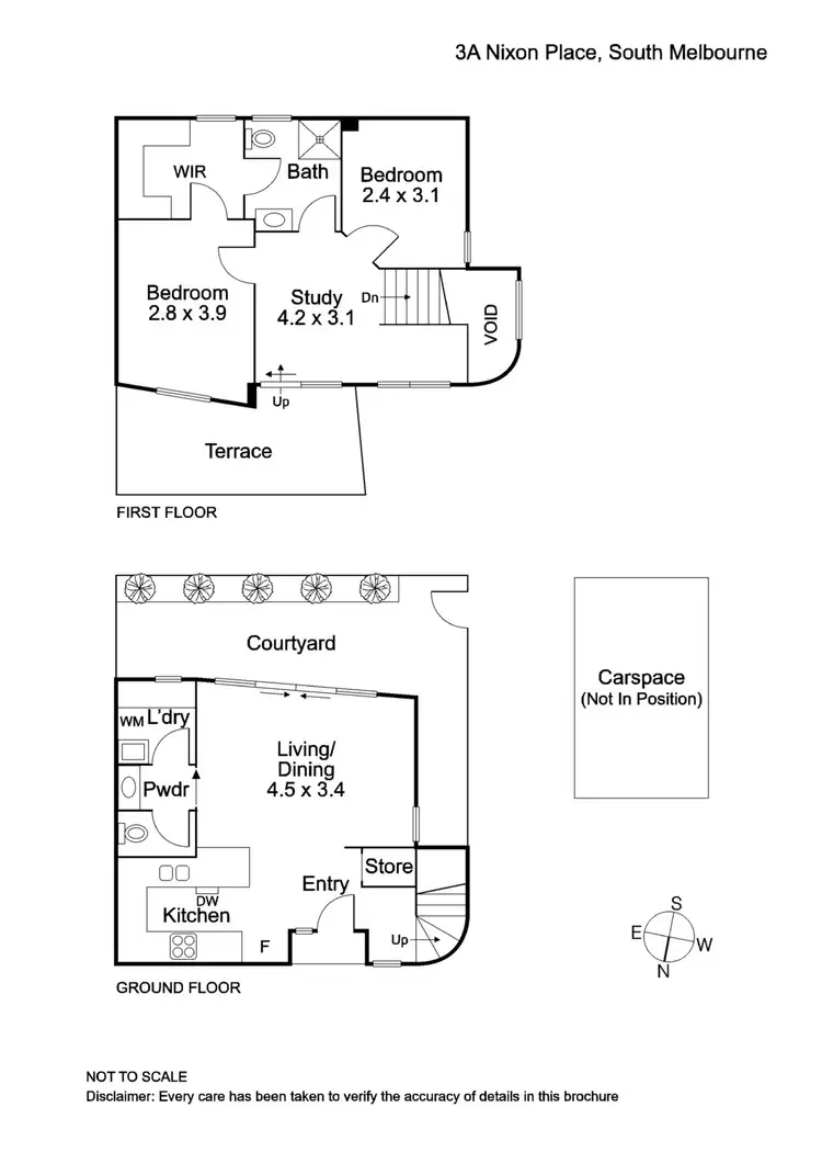 Floorplan of Homely house listing, 3a Nixon Place, South Melbourne VIC 3205