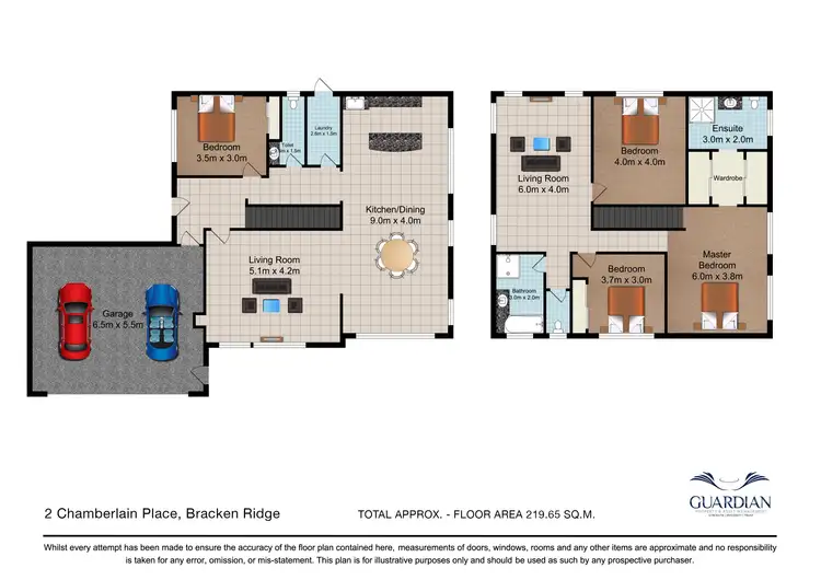 Floorplan of Homely house listing, 2 Chamberlain Place, Bracken Ridge QLD 4017