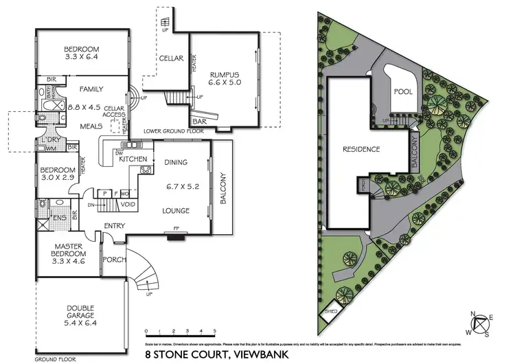 Floorplan of Homely house listing, 8 Stone Court, Viewbank VIC 3084