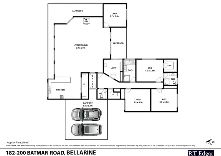 Floorplan of Homely house listing, 182-200 Batman Road, Portarlington VIC 3223