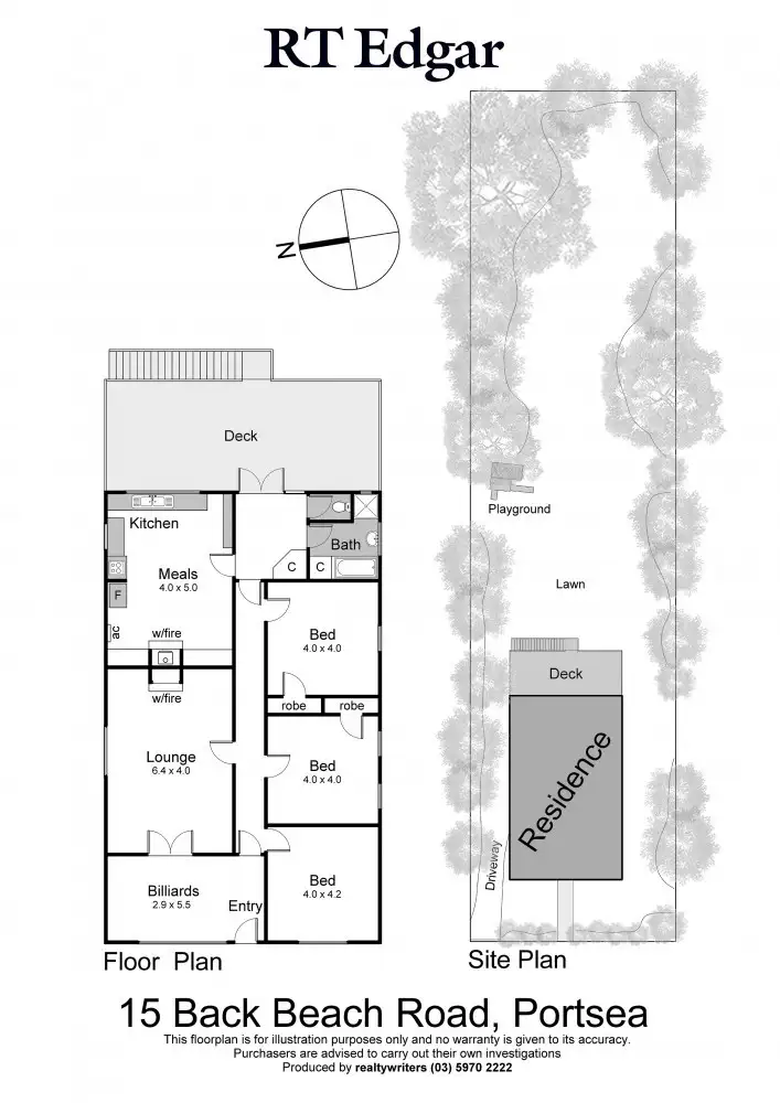 Floorplan of Homely house listing, 15 Back Beach Road, Portsea VIC 3944