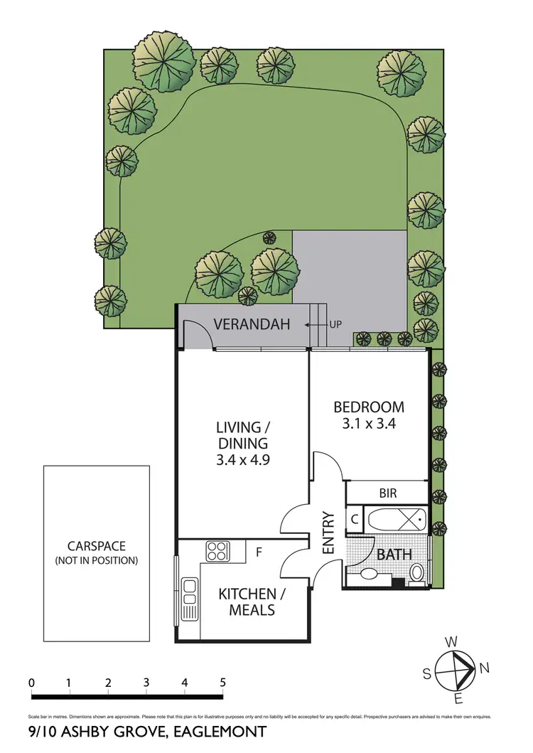 Floorplan of Homely apartment listing, 9/10 Ashby Grove, Eaglemont VIC 3084