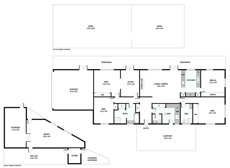 Floorplan of Homely rural property listing, 713 Don Road, Healesville VIC 3777