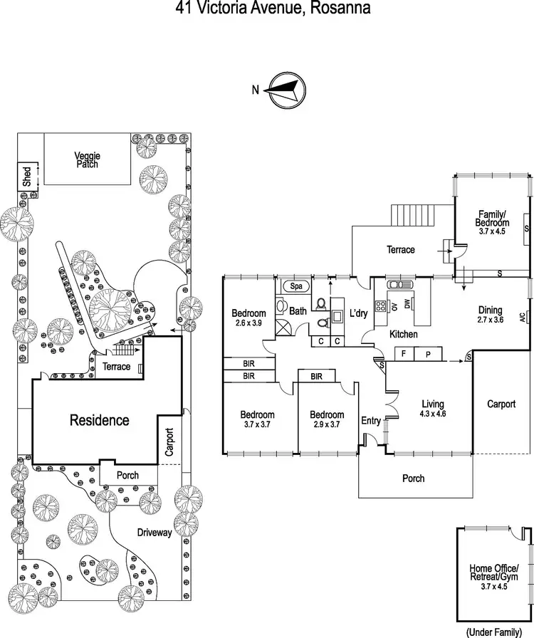 Floorplan of Homely house listing, 41 Victoria Avenue, Rosanna VIC 3084