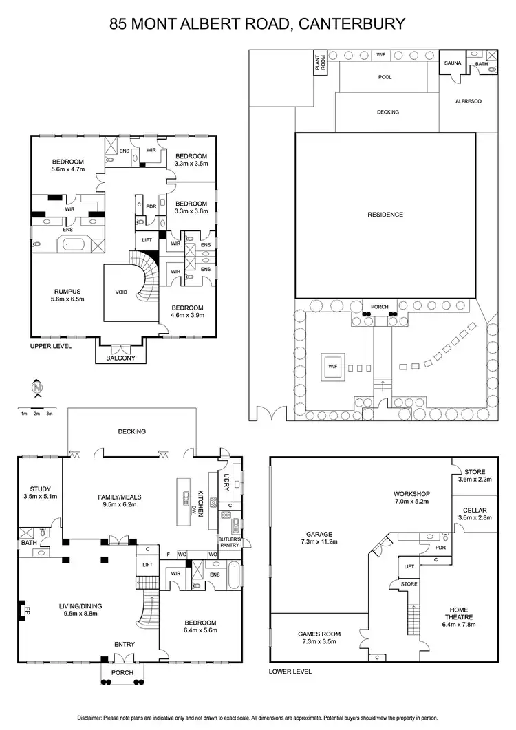 Floorplan of Homely house listing, 85 Mont Albert Road, Canterbury VIC 3126