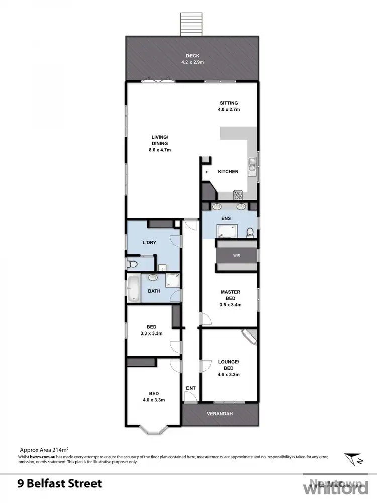 Floorplan of Homely house listing, 9 Belfast Street, Newtown VIC 3220