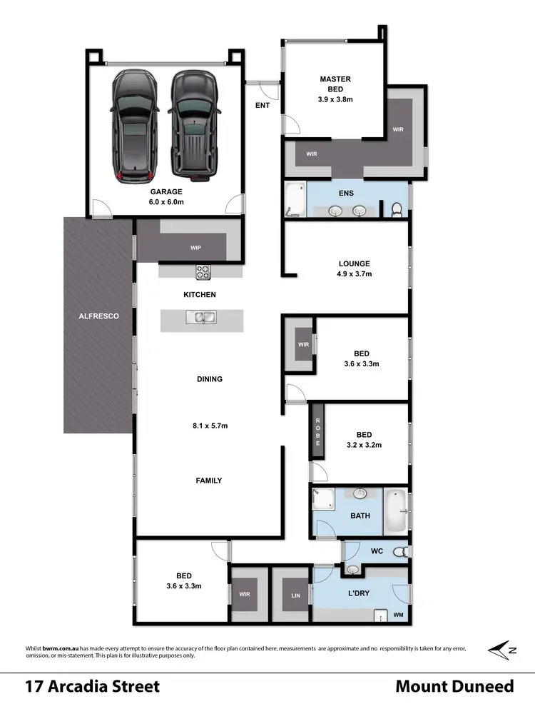 Floorplan of Homely house listing, 17 Arcadia Drive, Mount Duneed VIC 3217
