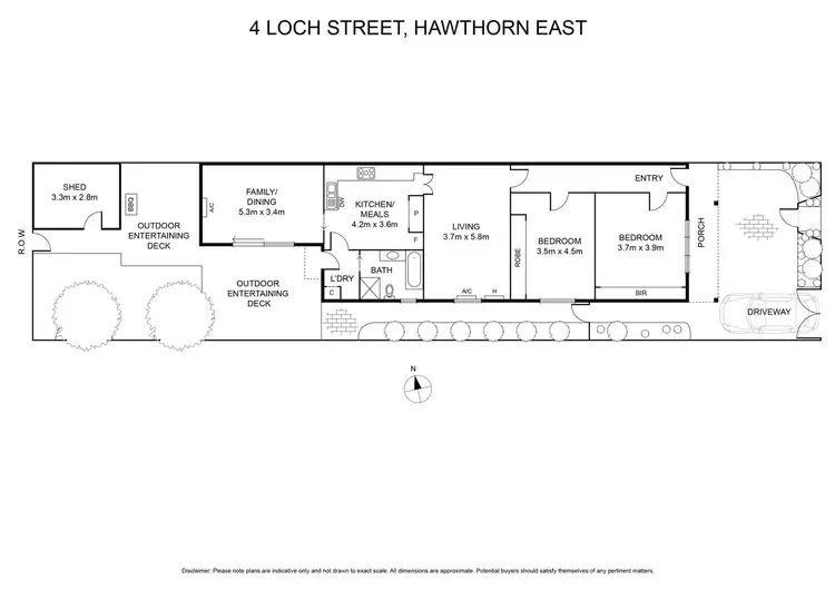 Floorplan of Homely house listing, 4 Loch Street, Hawthorn East VIC 3123