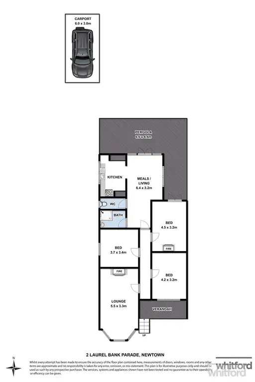 Floorplan of Homely house listing, 2 Laurel Bank Parade, Newtown VIC 3220