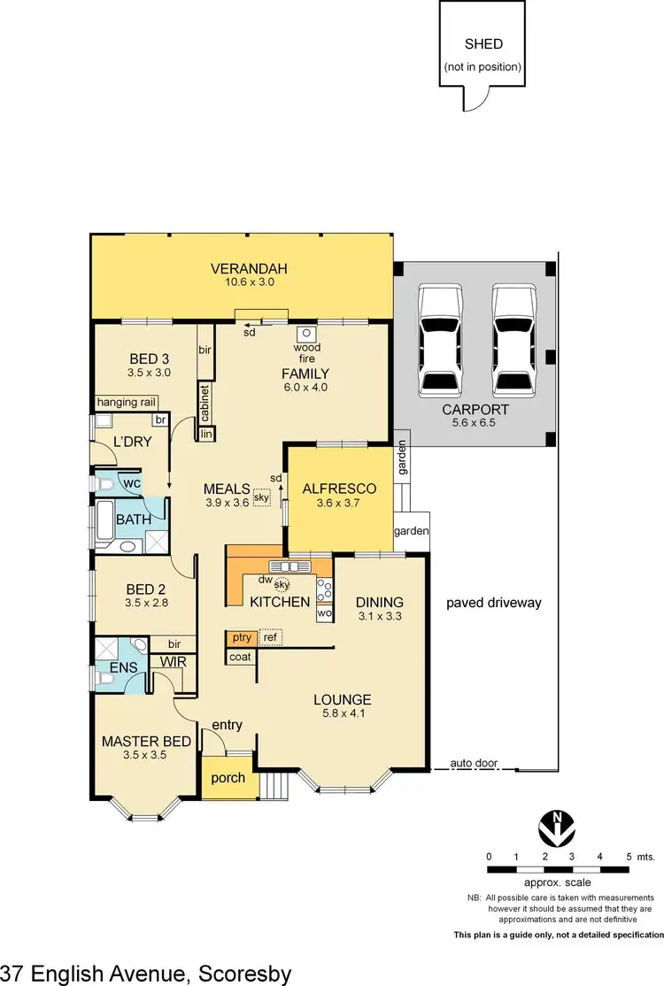 Floorplan of Homely house listing, 37 English Avenue, Scoresby VIC 3179