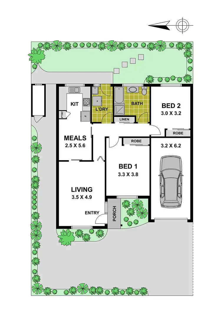 Floorplan of Homely unit listing, 4/59 Pender Street, Thornbury VIC 3071