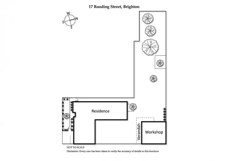 Floorplan of Homely house listing, 17 Rooding Street, Brighton VIC 3186