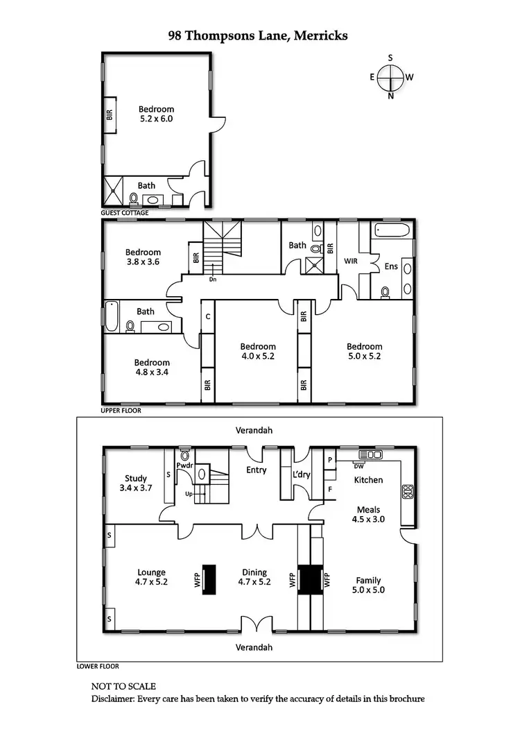 Floorplan of Homely house listing, 98 Thompsons Lane, Merricks VIC 3916