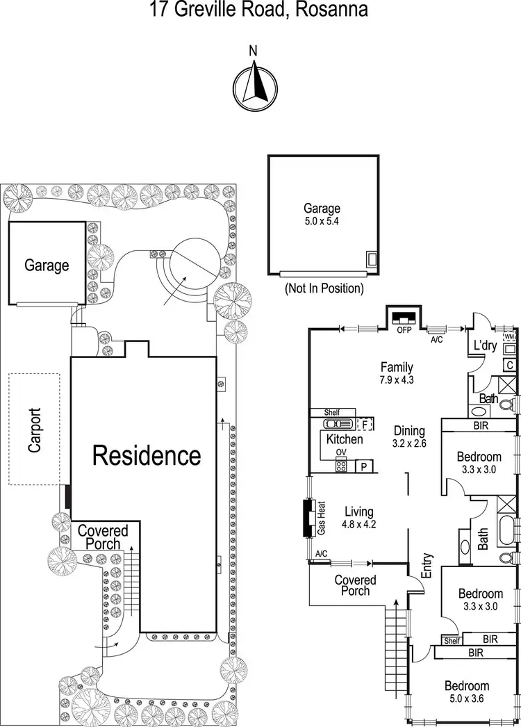 Floorplan of Homely house listing, 17 Greville Road, Rosanna VIC 3084