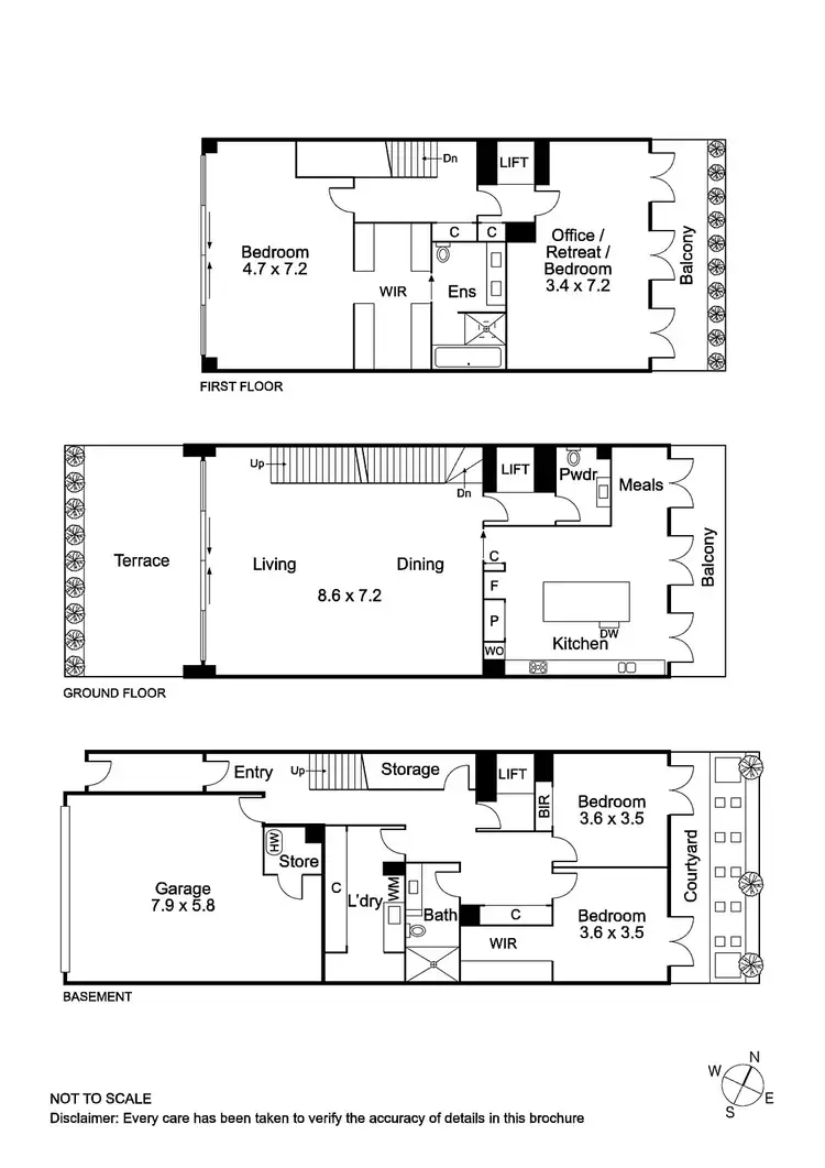 Floorplan of Homely house listing, 105 Wellington Parade South, East Melbourne VIC 3002