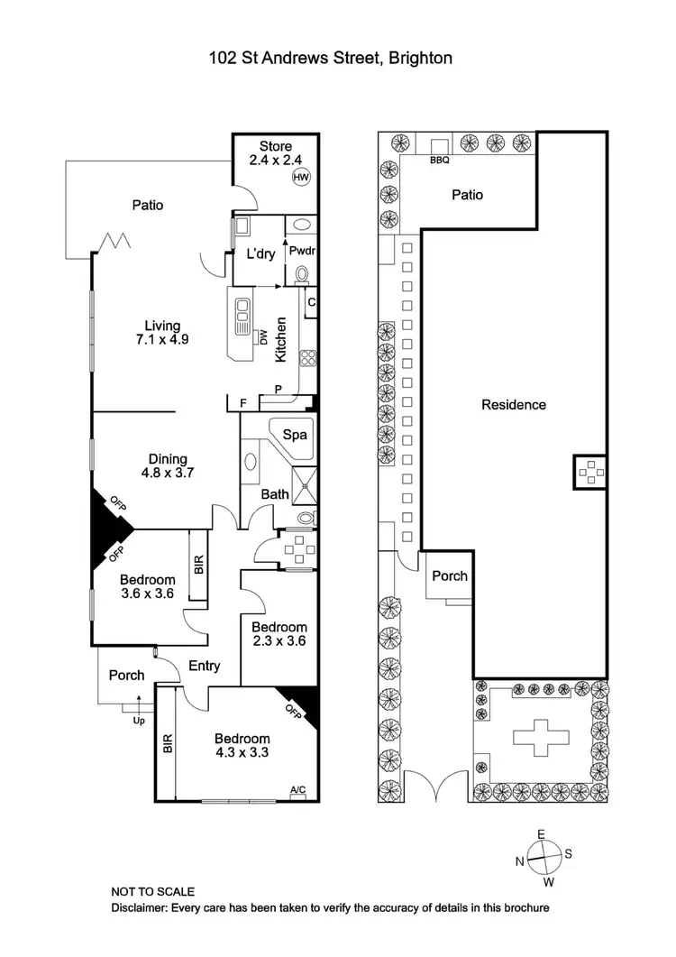 Floorplan of Homely house listing, 102 St Andrews Street, Brighton VIC 3186