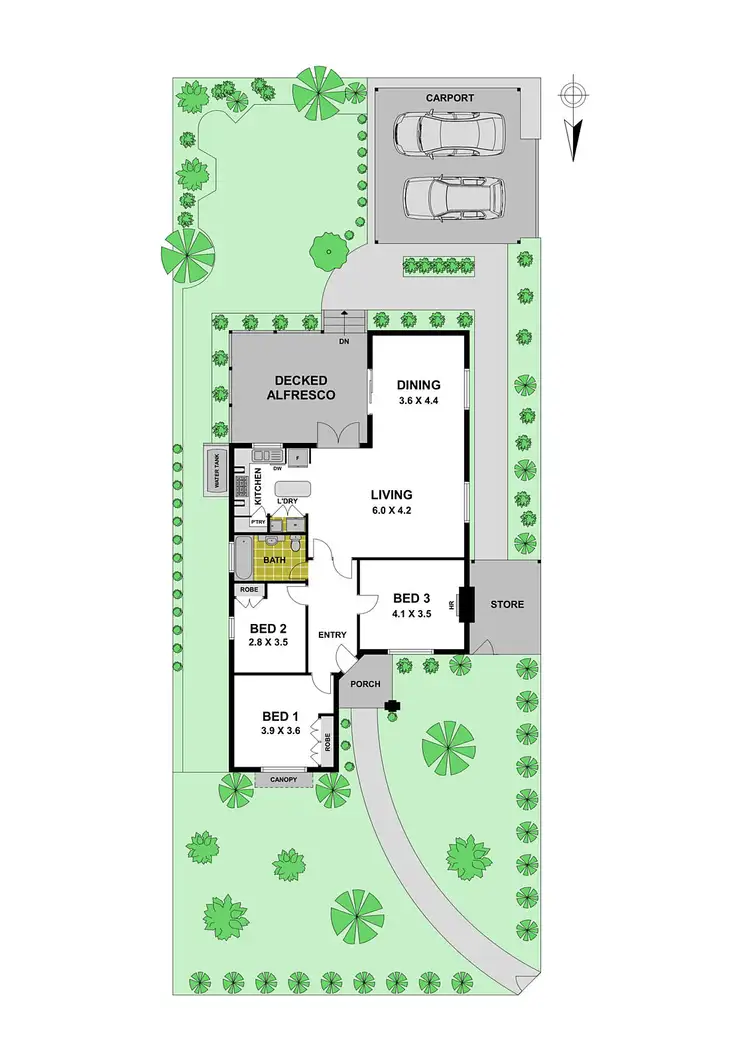 Floorplan of Homely house listing, 113 Murray Road, Preston VIC 3072