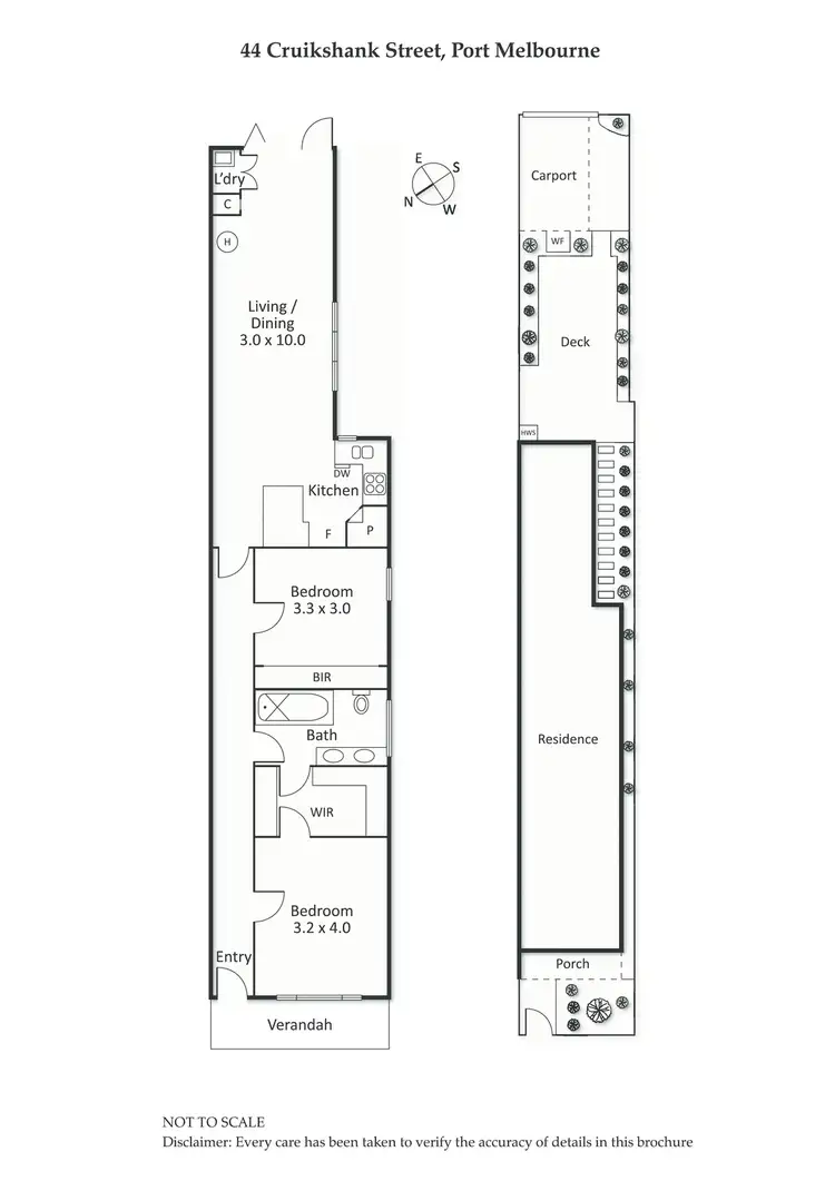 Floorplan of Homely house listing, 44 Cruikshank Street, Port Melbourne VIC 3207