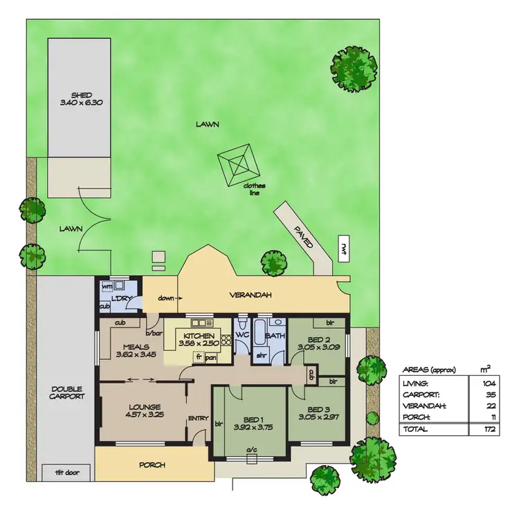 Floorplan of Homely house listing, 173 Hancock Road, Tea Tree Gully SA 5091