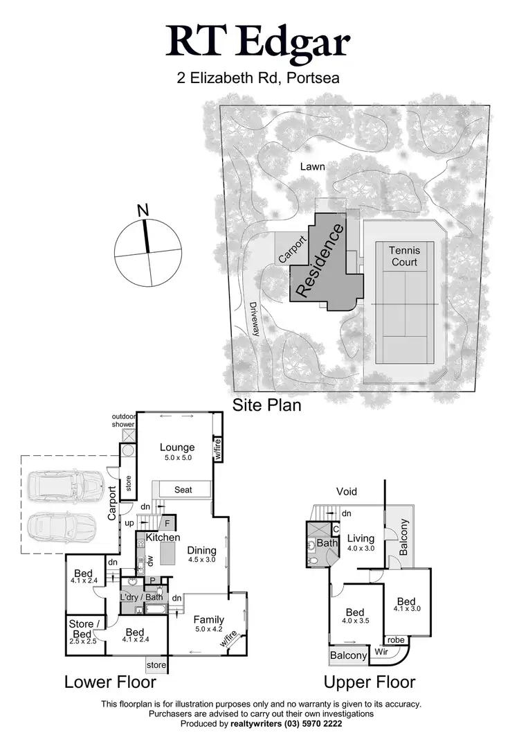 Floorplan of Homely house listing, 2 Elizabeth Road, Portsea VIC 3944