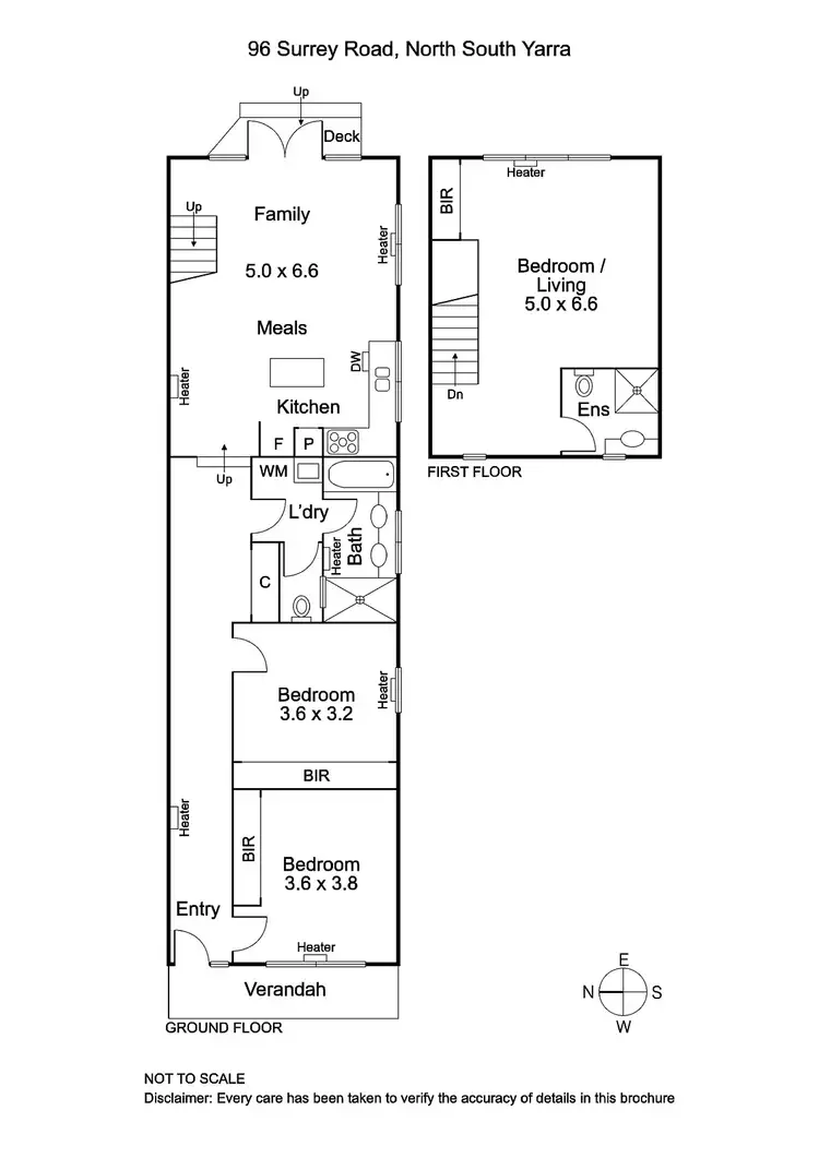 Floorplan of Homely house listing, 96 Surrey Road North, South Yarra VIC 3141
