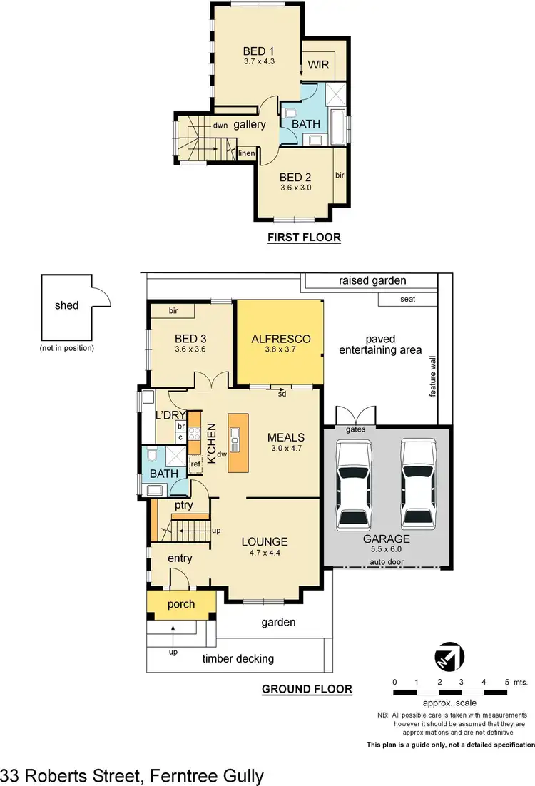 Floorplan of Homely house listing, 33 Roberts Street, Ferntree Gully VIC 3156