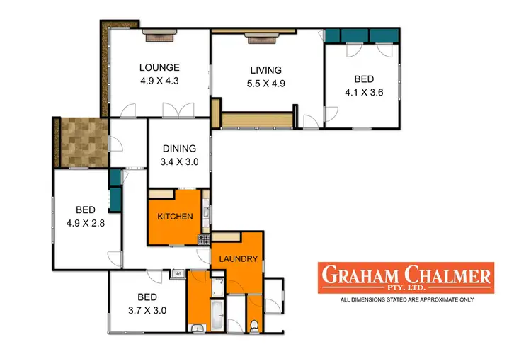 Floorplan of Homely house listing, 65 Barkly Street, Sale VIC 3850