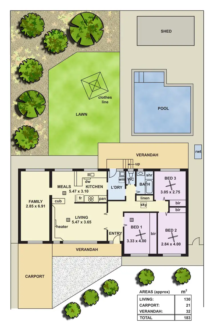Floorplan of Homely house listing, 6 Rex Avenue, Gilles Plains SA 5086