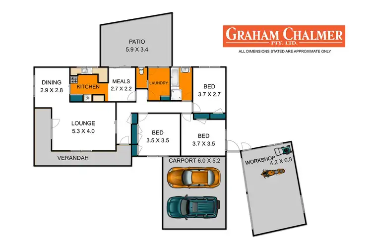 Floorplan of Homely house listing, 47 Alameda Drive, Sale VIC 3850