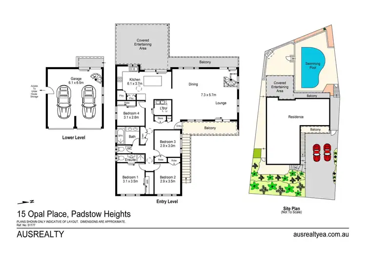 Floorplan of Homely house listing, 15 Opal Place, Padstow Heights NSW 2211