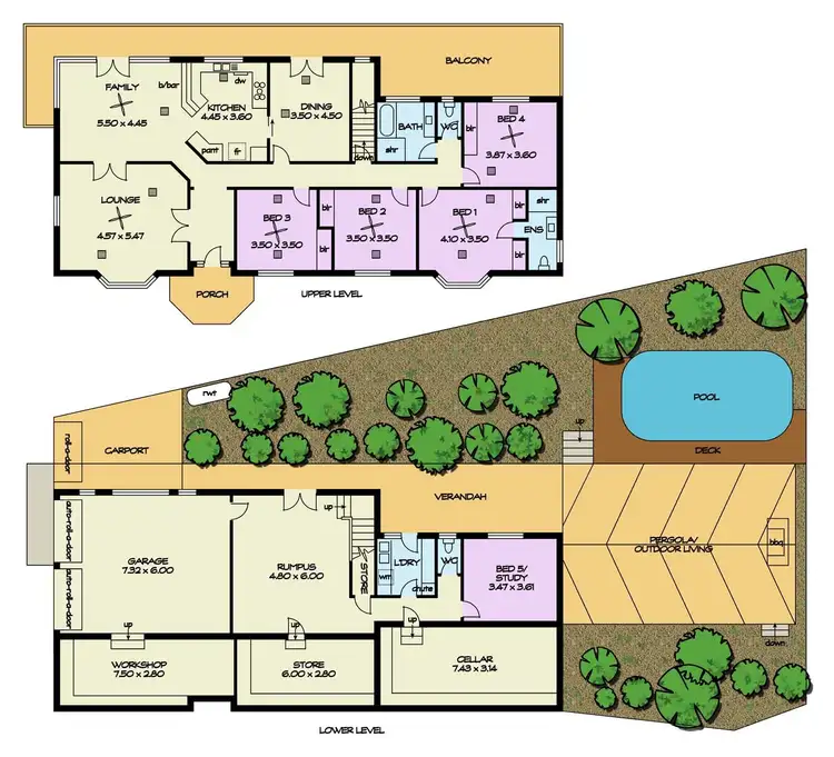Floorplan of Homely house listing, 1 Quiet Place, Wynn Vale SA 5127