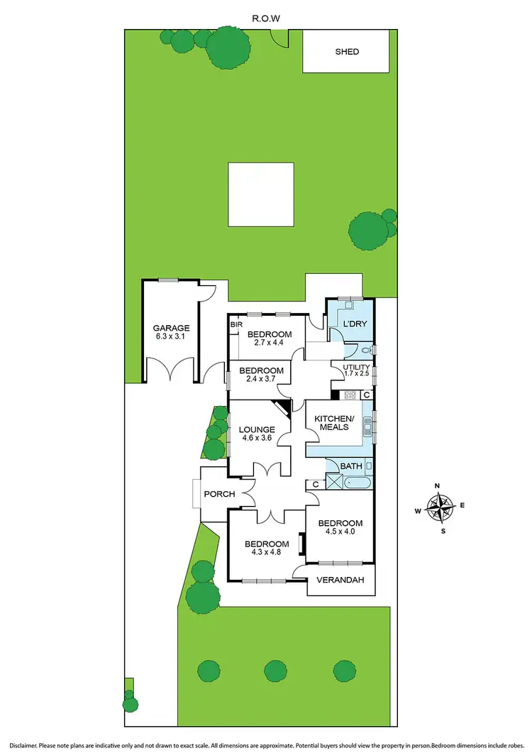 Floorplan of Homely house listing, 60 Southernhay Street, Reservoir VIC 3073