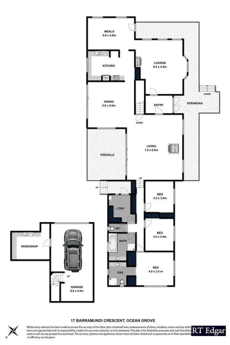 Floorplan of Homely house listing, 17 Barramundi Crescent, Ocean Grove VIC 3226