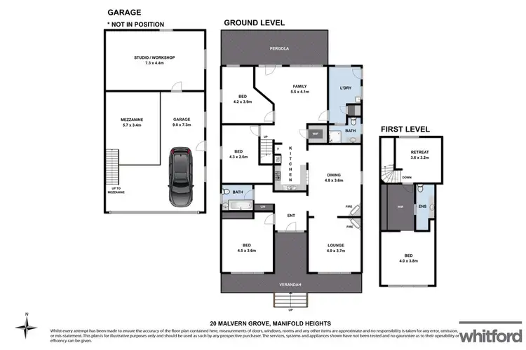 Floorplan of Homely house listing, 20 Malvern Grove, Manifold Heights VIC 3218
