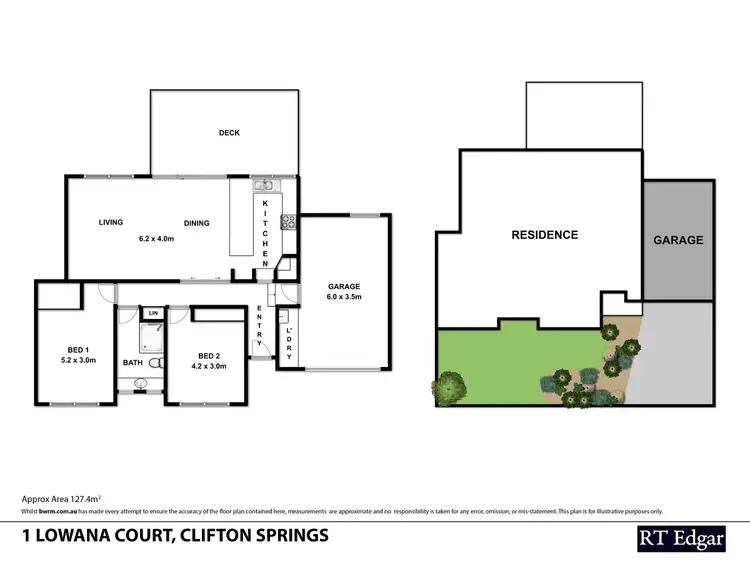Floorplan of Homely house listing, 1b Lowana Court, Clifton Springs VIC 3222