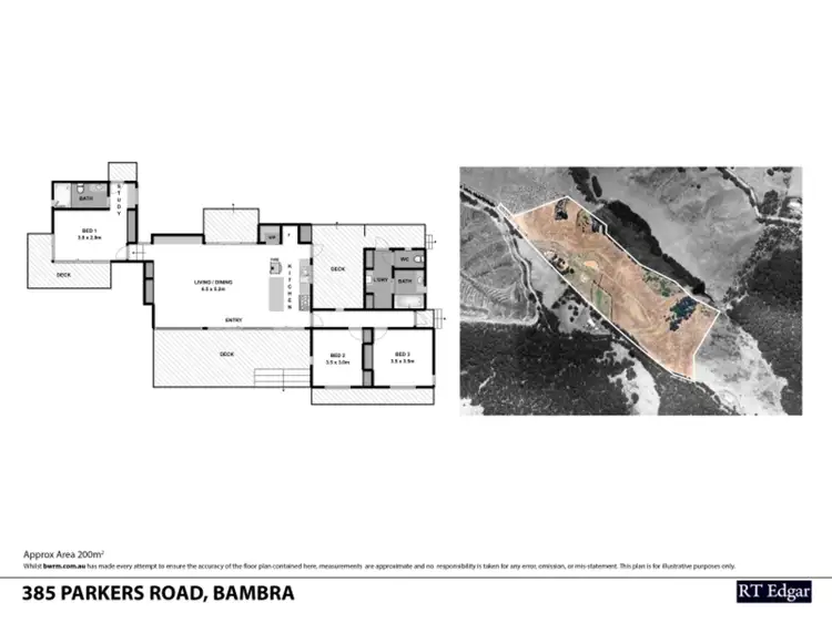 Floorplan of Homely rural property listing, 385 Parkers Road, Deans Marsh VIC 3235