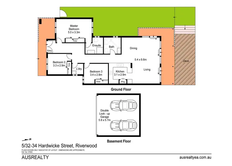 Floorplan of Homely villa listing, 5/32-34 Hardwicke Street, Riverwood NSW 2210