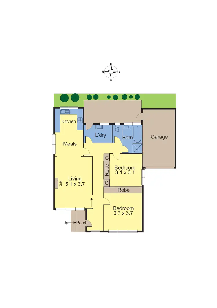 Floorplan of Homely unit listing, 3/52 Maud Street, Balwyn North VIC 3104