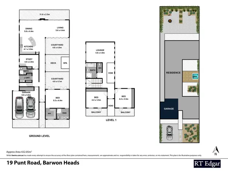 Floorplan of Homely house listing, 19 Punt Road, Barwon Heads VIC 3227