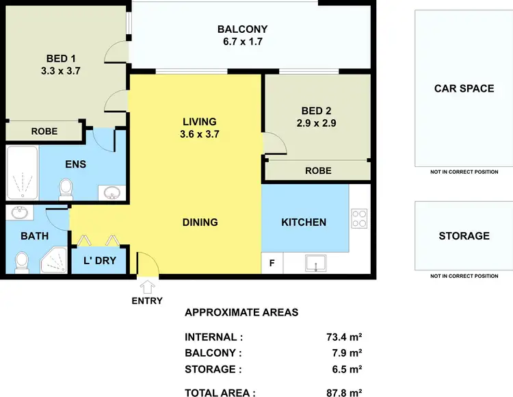 Floorplan of Homely unit listing, 102/494 North Road, Ormond VIC 3204