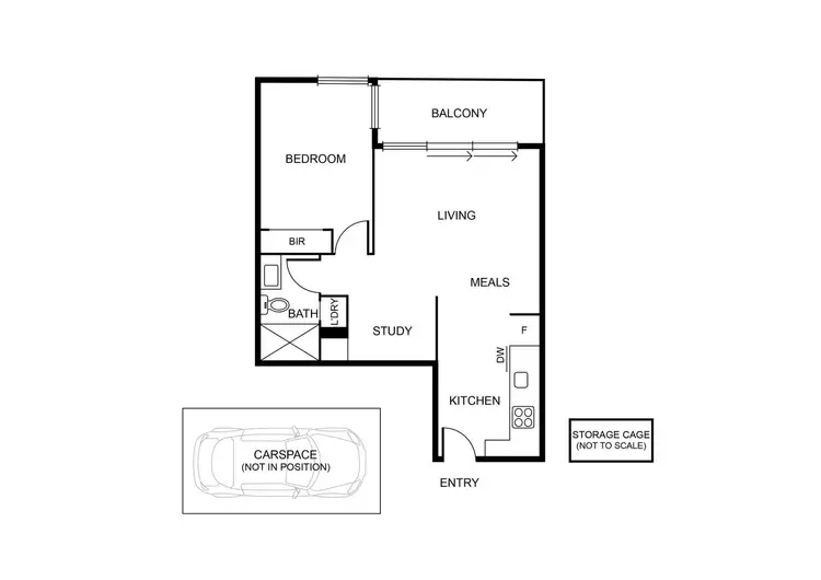 Floorplan of Homely apartment listing, 105/57 Toorak Road, South Yarra VIC 3141