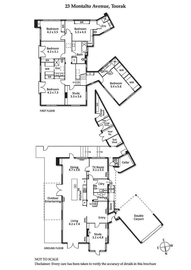 Floorplan of Homely house listing, 23 Montalto Avenue, Toorak VIC 3142