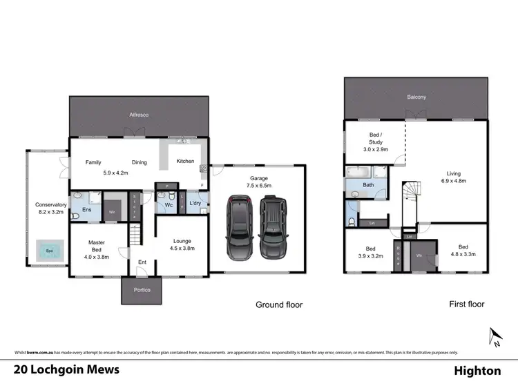 Floorplan of Homely house listing, 20 Lochgoin Mews, Highton VIC 3216