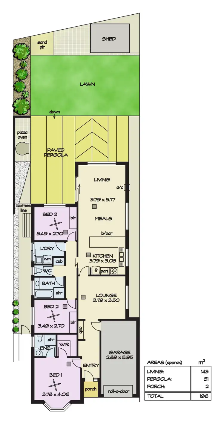 Floorplan of Homely house listing, 20a Lake Miranda Court, Greenwith SA 5125