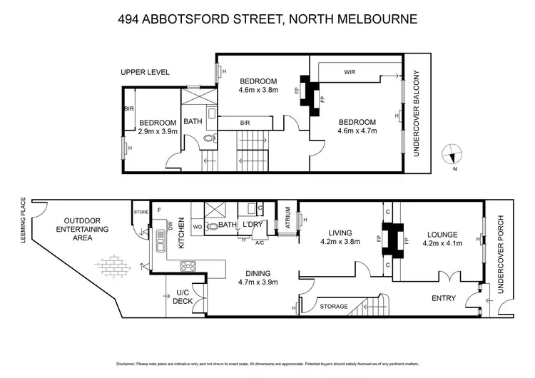 Floorplan of Homely house listing, 494 Abbotsford Street, North Melbourne VIC 3051